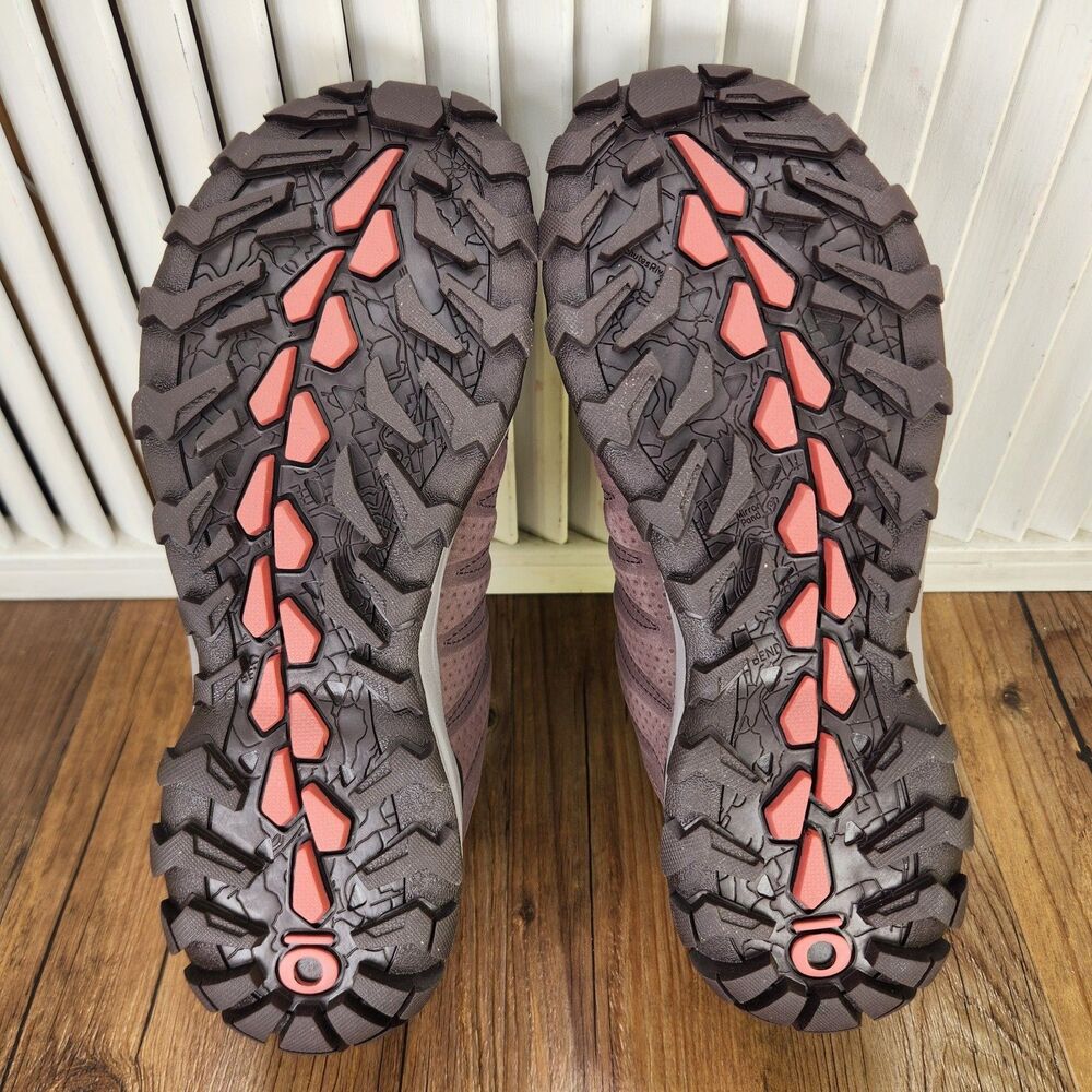 Oboz Sypes Low Leather B-Dry Waterproof Shoes Women's 8 Peppercorn Trail Hiking - Picture 8 of 11